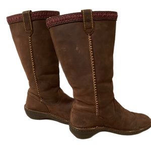Brown Leather Ugg Boots